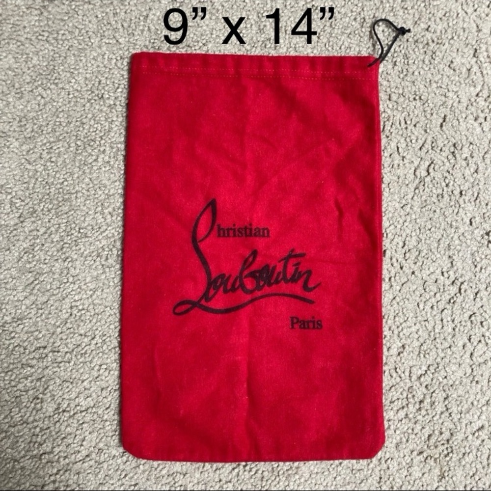 Christian Louboutin 9"x14" Red Dust Bag.
100% Authentic